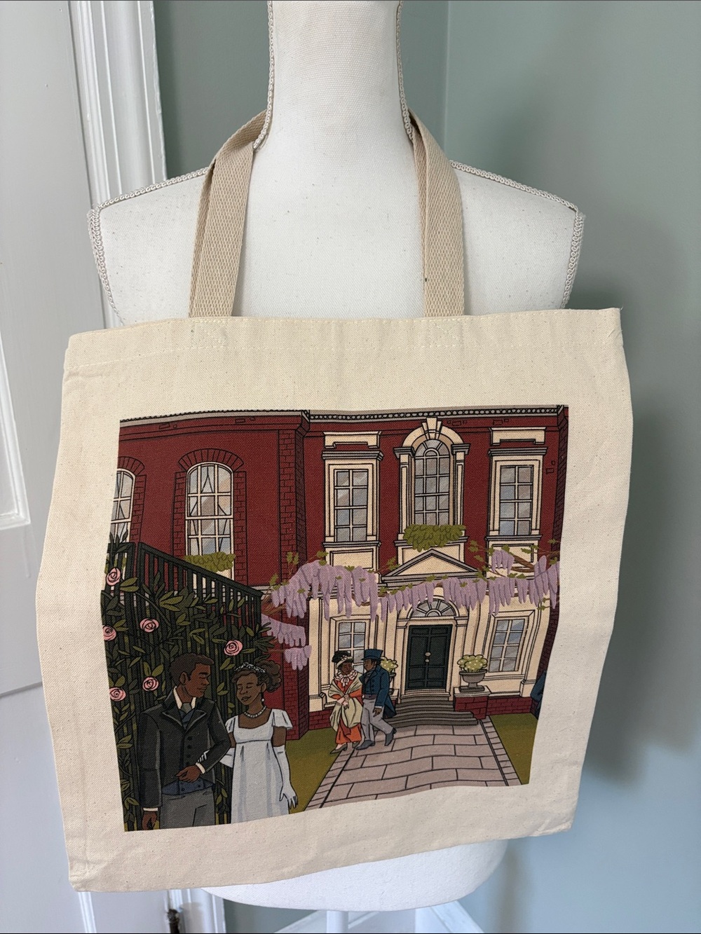 Bridgerton Inspired Canvas Tote Bag From The Seasonal Pages‎